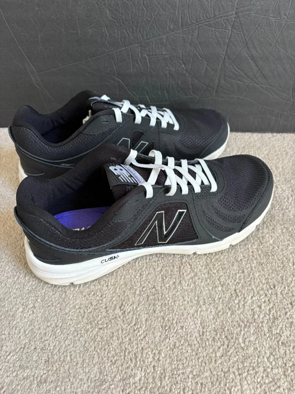 New Balance Comfort Ride Women's Running Shoes Size 12 Black White WW496BL3